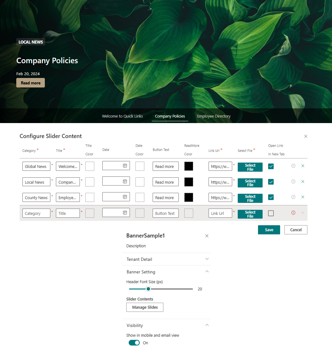 Banner Sample _Configration